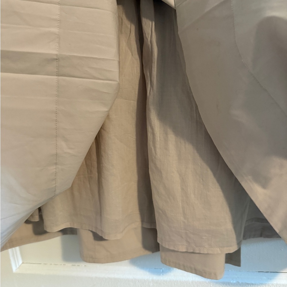 Babaton Artizia Chandelier Poplin High Rise Cotton Poplin Maxi Skirt Matte Pearl - Picture 8 of 15